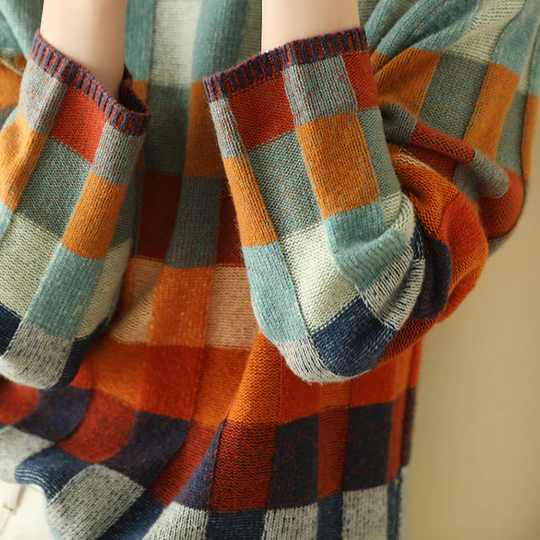 Damen Rollkragenpullover Mit Strickmuster Für Herbst