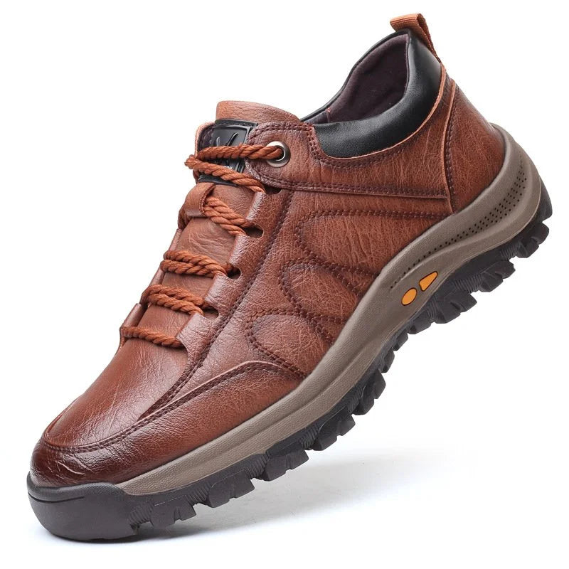 Herren Freizeitschuhe Aus Echtleder Mit Klassischem Design