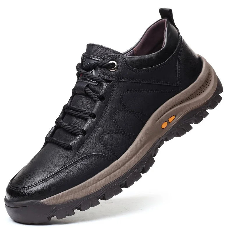 Herren Freizeitschuhe Aus Echtleder Mit Klassischem Design