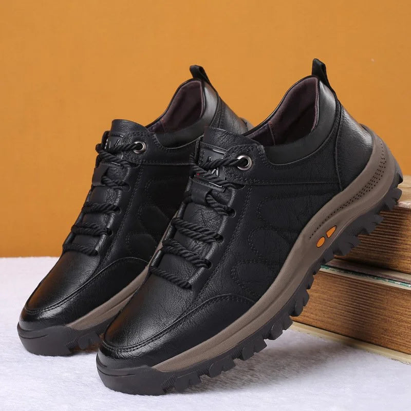 Herren Freizeitschuhe Aus Echtleder Mit Klassischem Design