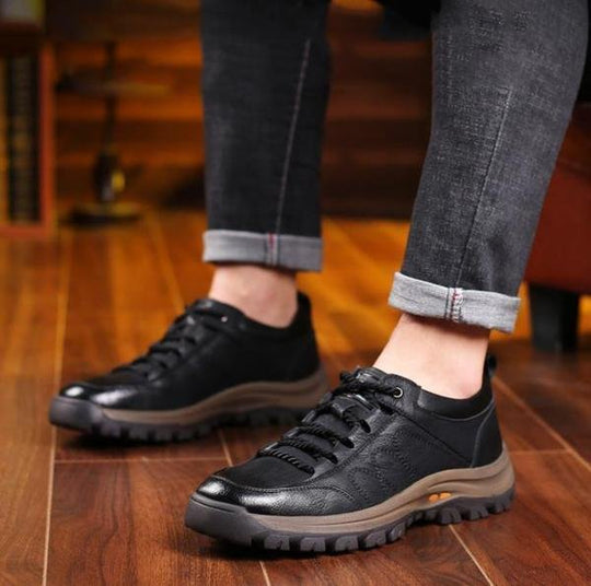 Herren Freizeitschuhe Aus Echtleder Mit Klassischem Design