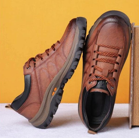 Herren Freizeitschuhe Aus Echtleder Mit Klassischem Design