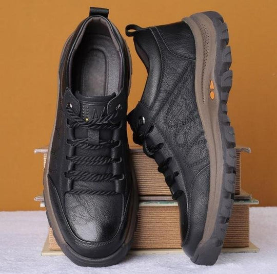 Herren Freizeitschuhe Aus Echtleder Mit Klassischem Design