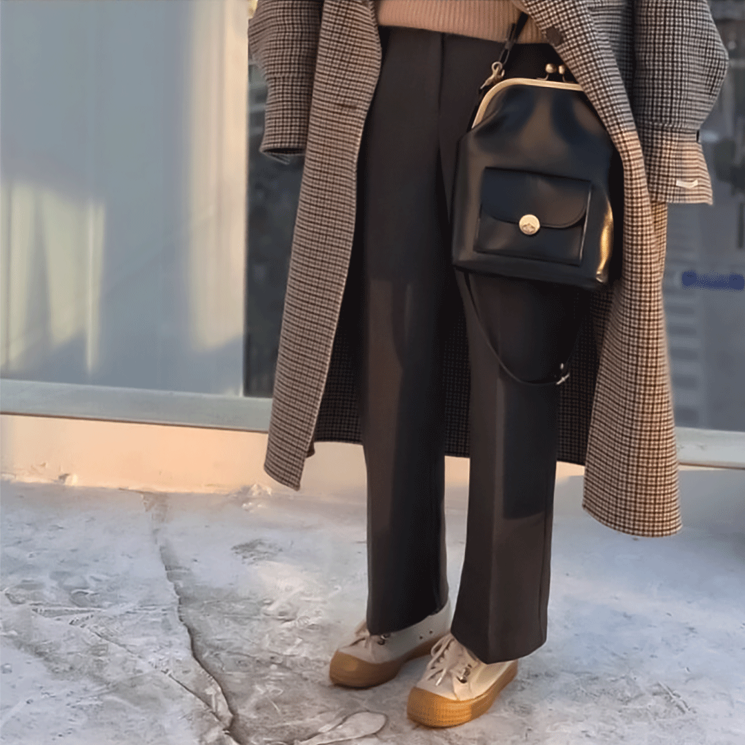 Elegante Vintage-Kisslock-Tasche für Damen