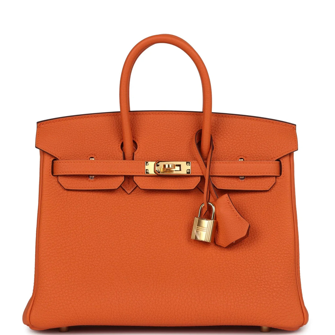 Elegante feste Handtasche mit Goldakzenten für Damen