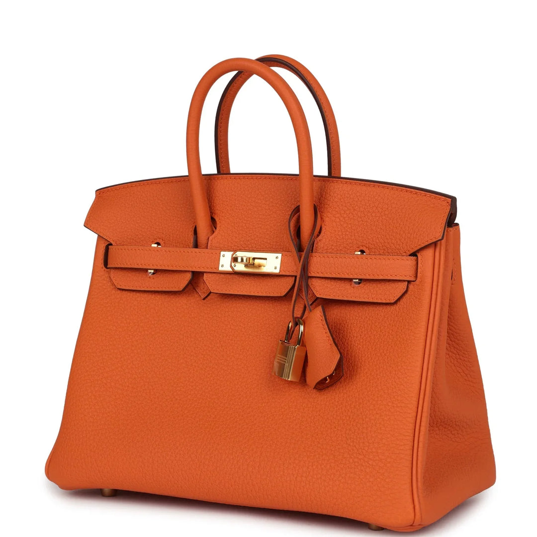 Elegante feste Handtasche mit Goldakzenten für Damen