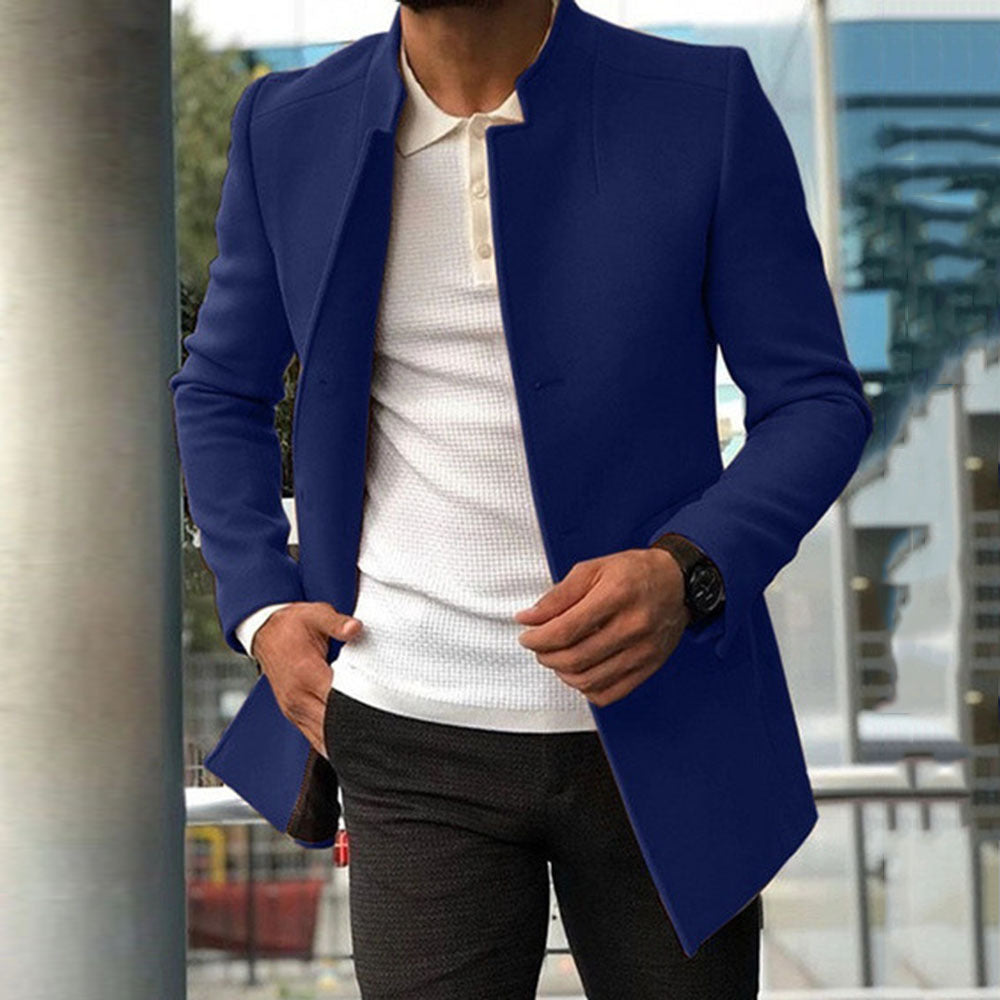 Herren Jacke Mit Klassischem Design Für Herbst Und Winter