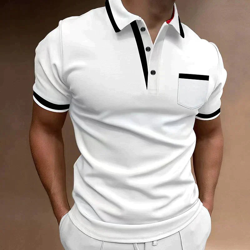 Herren Poloshirt Mit Klassischer Passform