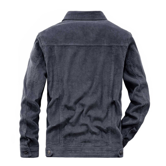 Herren Cordjacke Mit Klassischem Design