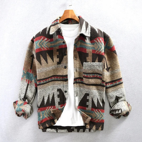 Herren Flanellhemd Im Vintage Stil Mit Weicher Textur