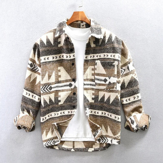 Herren Flanellhemd Im Vintage Stil Mit Weicher Textur