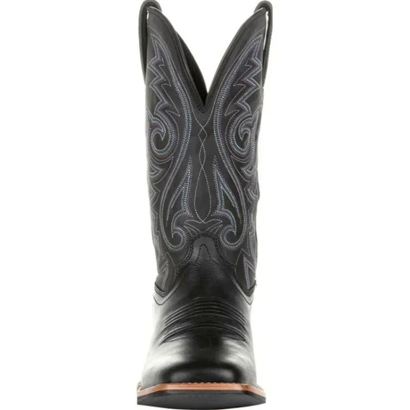 Herren Cowboy Stiefel Mit Stickmuster Und Authentischem Design