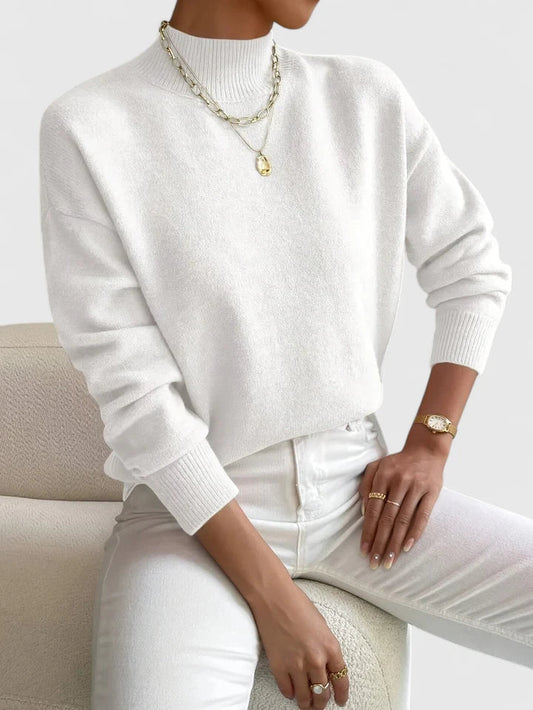 Damen Rollkragenpullover Mit Eleganter Passform
