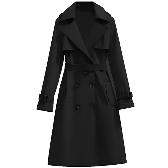 Damen Trenchcoat Mit Wasserabweisendem Design