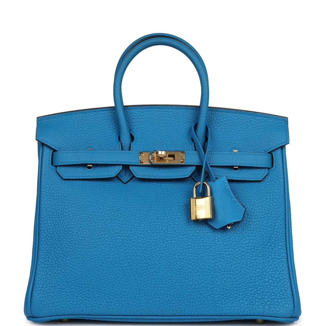 Elegante feste Handtasche mit Goldakzenten für Damen