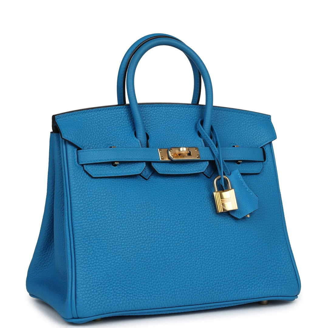 Elegante feste Handtasche mit Goldakzenten für Damen