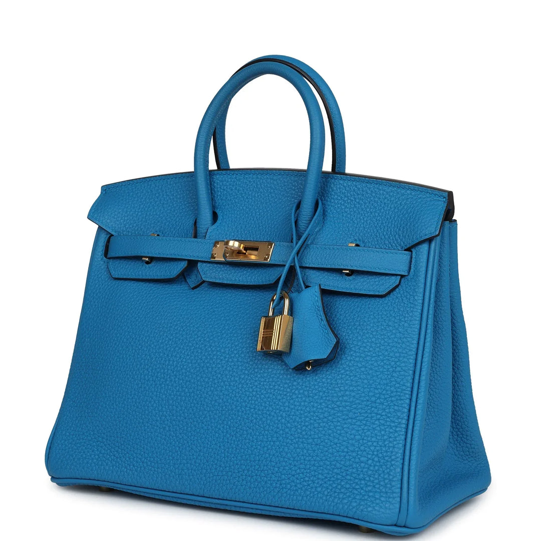 Elegante feste Handtasche mit Goldakzenten für Damen