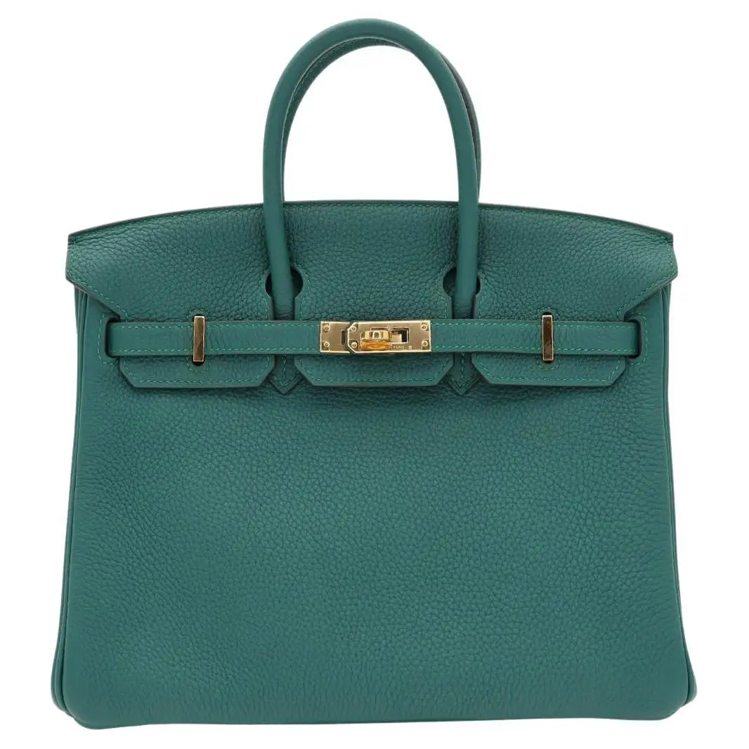 Elegante feste Handtasche mit Goldakzenten für Damen