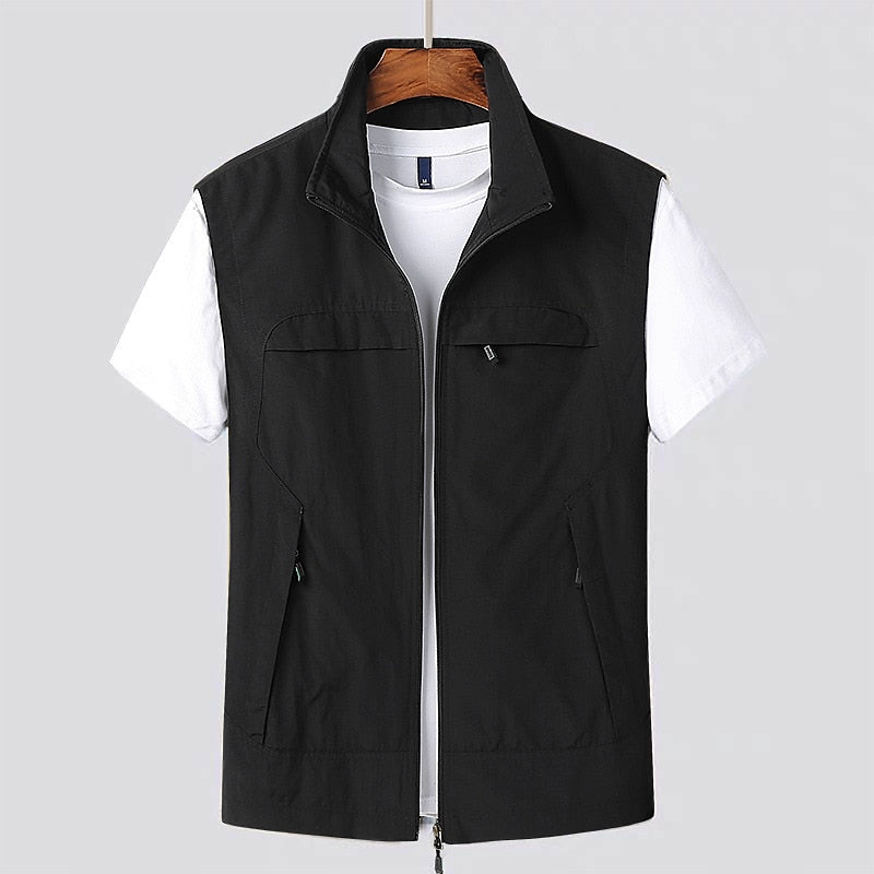 Herren Weste Mit Leichtem Design