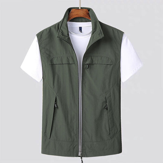 Herren Weste Mit Leichtem Design