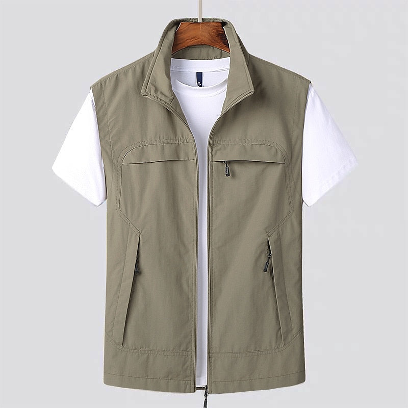 Herren Weste Mit Leichtem Design