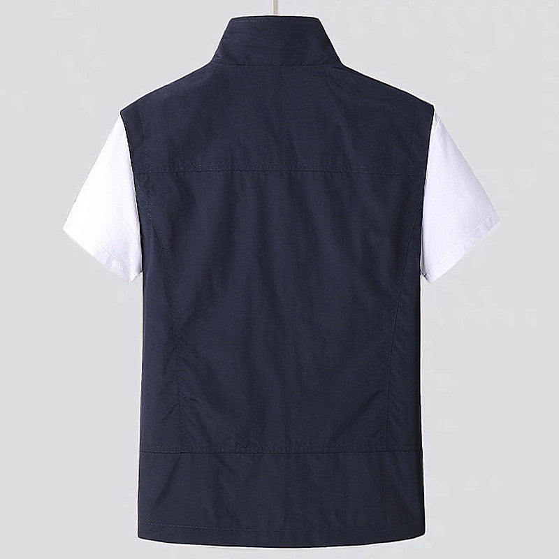 Herren Weste Mit Leichtem Design