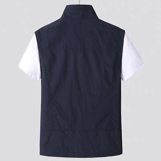 Herren Weste Mit Leichtem Design
