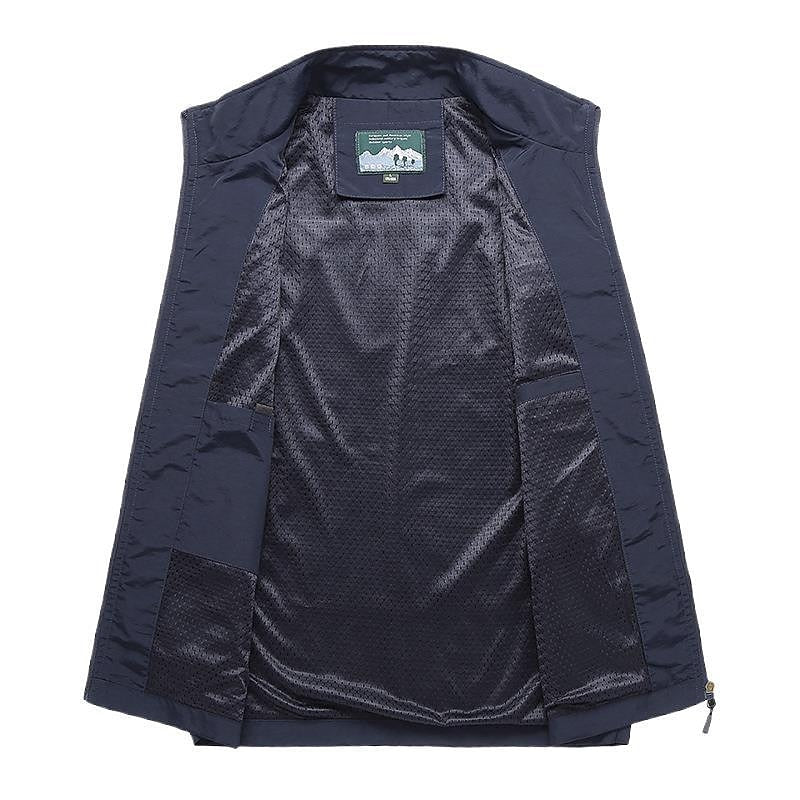 Herren Weste Mit Leichtem Design