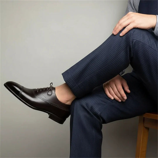 Herren Oxford Brogue Schuhe Für Hochzeit Und Feste