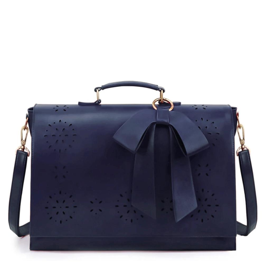 Elegante Schleifen Handtasche mit Blumendetail für Damen