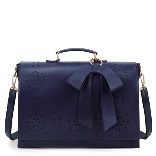 Elegante Schleifen Handtasche mit Blumendetail für Damen