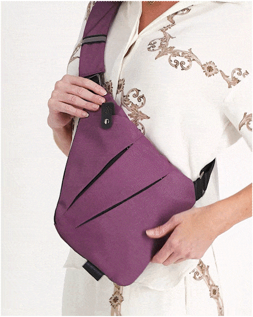 Diebstahlsichere Crossbody-Tasche für Damen