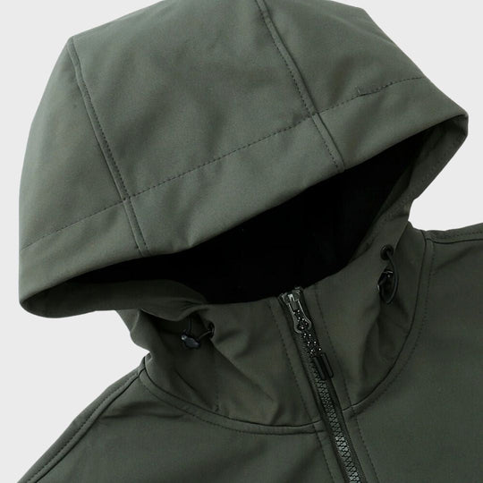 Herren Softshelljacke Mit Kapuze Und Funktionalem Design