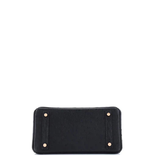 Elegante feste Handtasche mit Goldakzenten für Damen