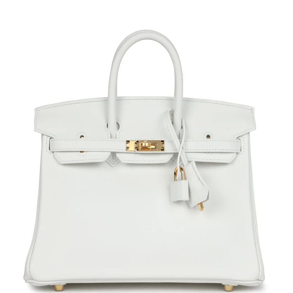 Elegante feste Handtasche mit Goldakzenten für Damen
