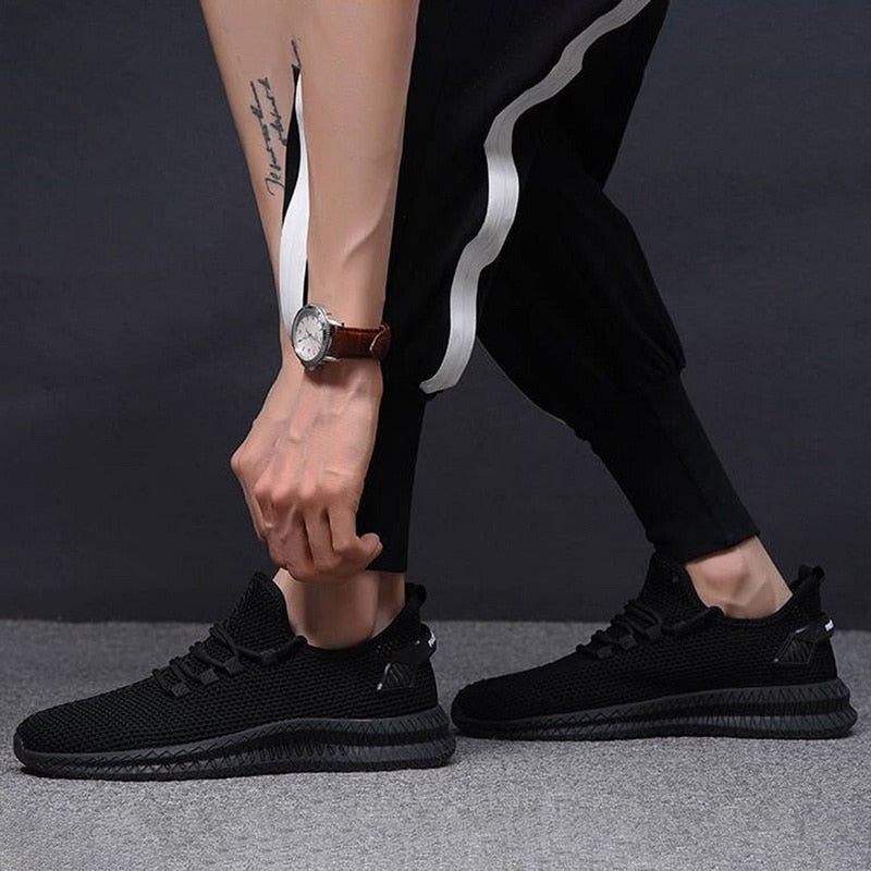 Herren Sneakers Atmungsaktiv Mit Leichter Sohle
