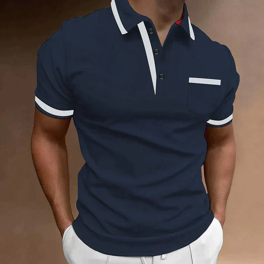 Herren Poloshirt Mit Klassischer Passform