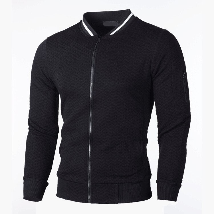 Herren Strickjacke Mit Reißverschluss Und Minimalistischem Design