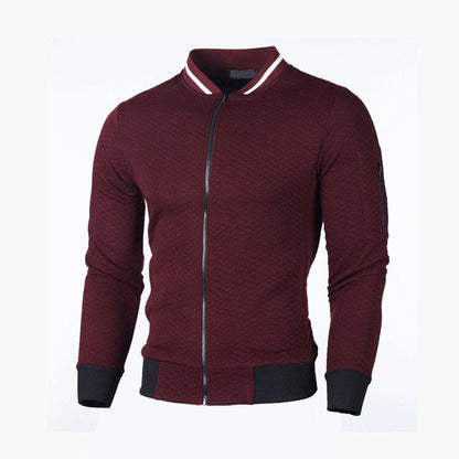 Herren Strickjacke Mit Reißverschluss Und Minimalistischem Design