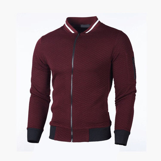 Herren Strickjacke Mit Reißverschluss Und Minimalistischem Design