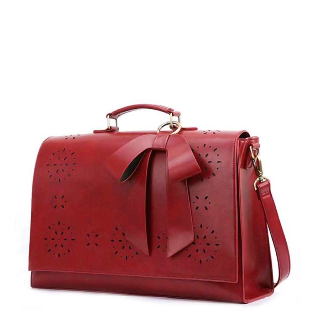 Elegante Schleifen Handtasche mit Blumendetail für Damen