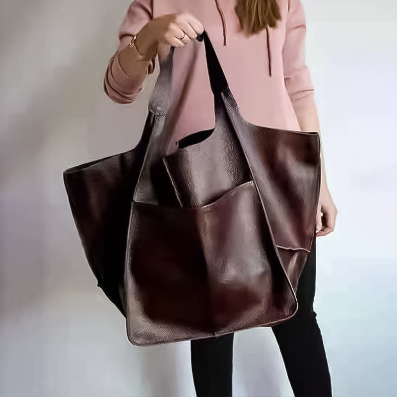 Geräumige Retro-Shopper-Tasche für Damen