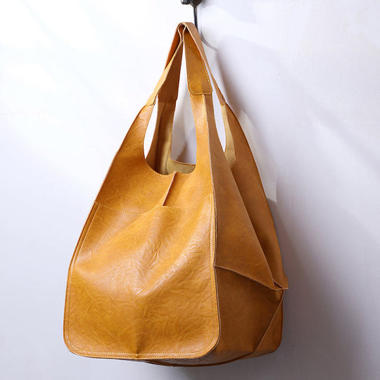 Geräumige Retro-Shopper-Tasche für Damen