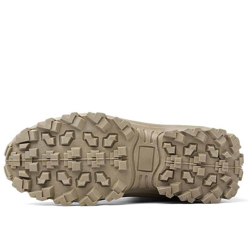 Herren Militärstiefel Mit Reißverschluss Und Rutschfester Sohle
