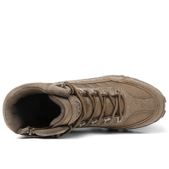 Herren Militärstiefel Mit Reißverschluss Und Rutschfester Sohle