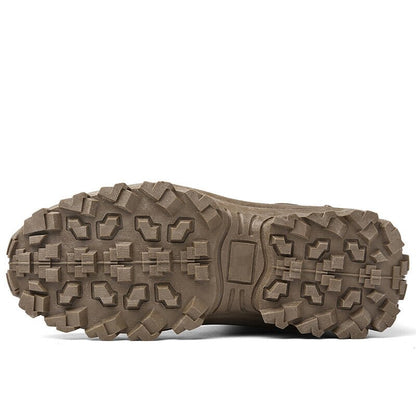 Herren Militärstiefel Mit Reißverschluss Und Rutschfester Sohle