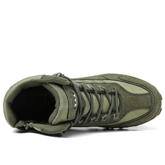 Herren Militärstiefel Mit Reißverschluss Und Rutschfester Sohle