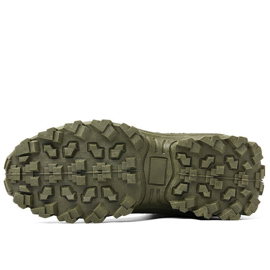 Herren Militärstiefel Mit Reißverschluss Und Rutschfester Sohle