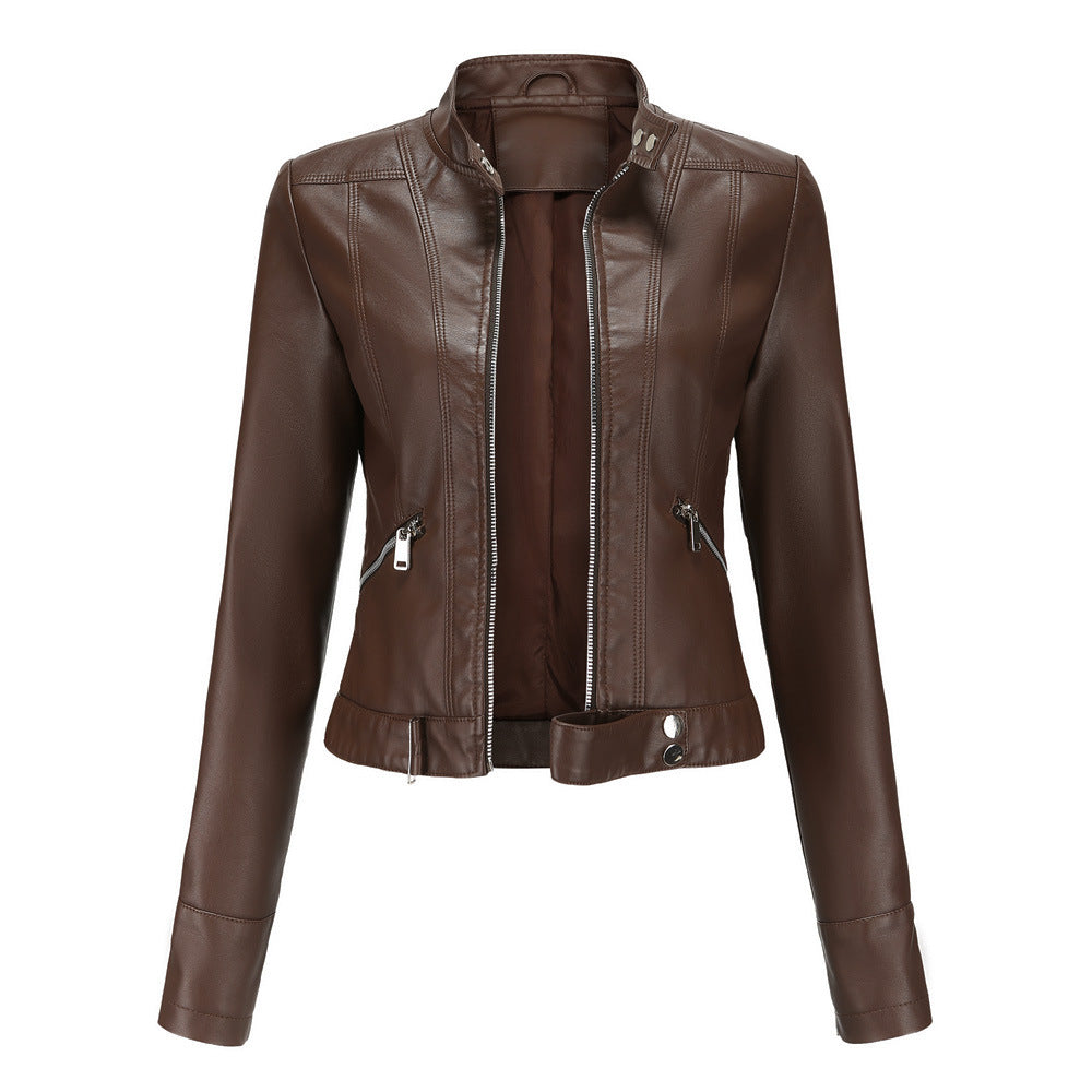 Damen Jacke Mit Klassischem Schnitt Und Kragen