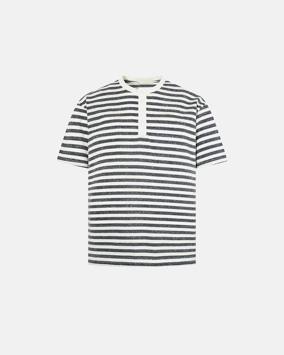 Damen T-Shirt mit Streifenmuster in Rückansicht